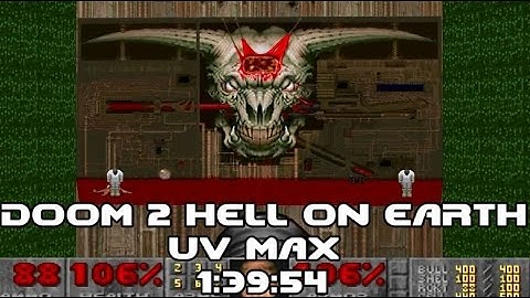 Doom 2: Hell on Earth UV Max Speed Run in 1:39:54
