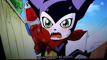 Digimon Tamers Season 3 impmon Digivolve to beelzemon Blast Mode