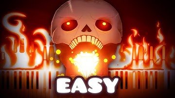 Skeletal Shenanigans - Geometry Dash | EASY Piano Tutorial