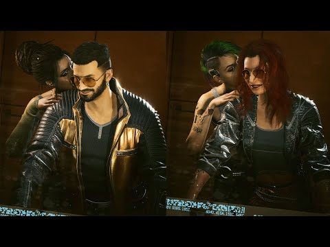 Cyberpunk 2077 New Romance Mirror Interactions (Patch 2.1)