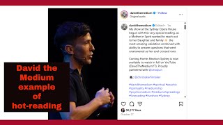 David the Hot-Reading Medium - Sorry Lara you were just preyed on @DavidthemediumYT