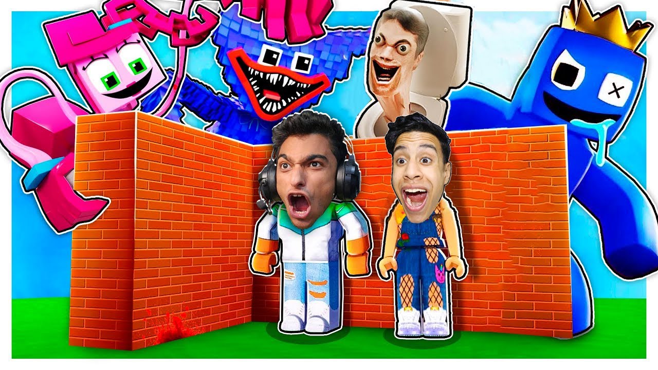 تحدي بناء بيت أمن ضد حمام شتبي دوب دوب يس يس و اصدقائه الاشرار في لعبة roblox !! 😈🔥