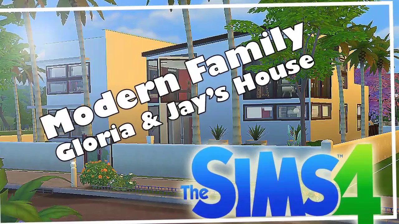 The Sims 4 House Build Modern Family Pritchett House Youtube