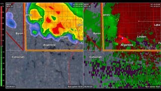 Doppler Radar - Argentine Michigan Tornado - May 28 2013