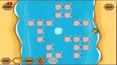 River Crossing IQ Game Logic 30 | Tortoise Jump How to Solve