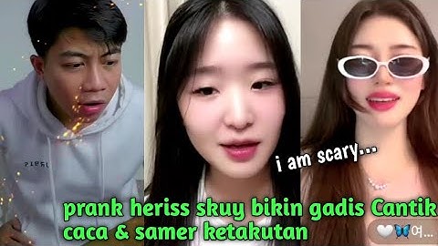 OMG HERISSSKUY BIKIN CEWEK CANTIK INI SAMPE KETAKUTAN KENA JUMSCARE NYA || heriss skuyy || prank