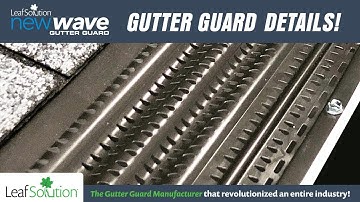 New Wave Aluminum Gutter Guard Information
