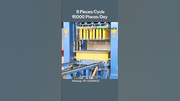 Automatic Concrete Cement Block Machine QT8-15# #brickmachine#concreteblockmakingmachine