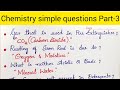Chemistry simple questions Part-3//#education #handwriting #gk #chemistry