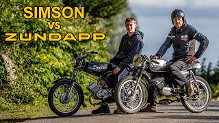 Jung gegen Alt | Simson S51 12 PS vs. Zündapp KS517 14 PS | Andis Funktionspunk