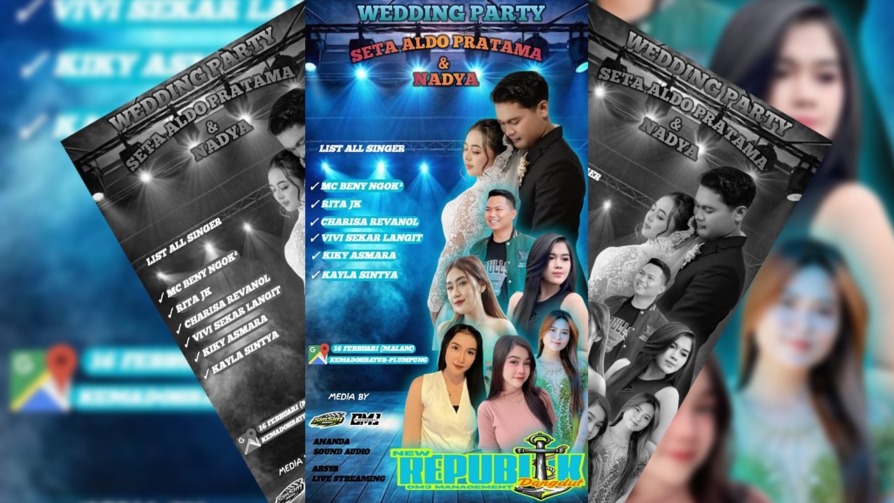 #live perform REPUBLIK DANGDUT || wedding day NADIA & SETA || AnD AUDIO || Kemadohbatur, 16 Feb 2026