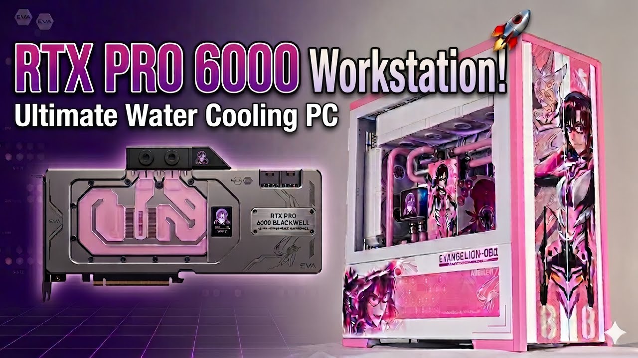 NVIDIA RTX PRO 6000 Blackwell Workstation PC SETUP 2026! | AMD R9 9950X3D + V3000 PLUS | GLACIAL