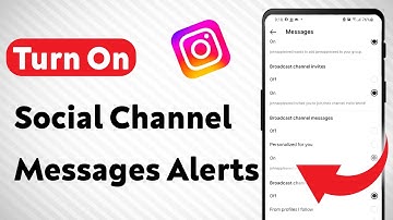 How to Turn On Social Channel Messages Notifications on Instagram (Updated)