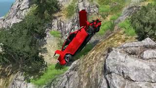 Cliff vs Cars - BeamNG Drive