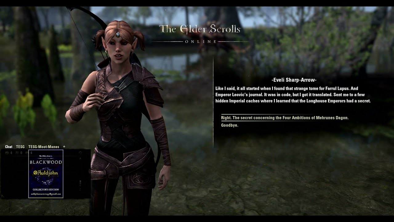 Auldjohn Vid Cap ESO Blackwood - 'A Deadly Secret', Warn the Councilors