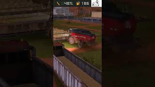 big fields mean keeping the combine moving #giantssoftware #fs18 #farmingsimulator18 #fs18gameplay