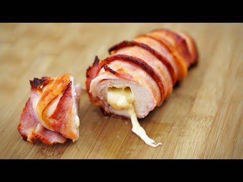 Vídeo: Rolo De Frango Com Bacon