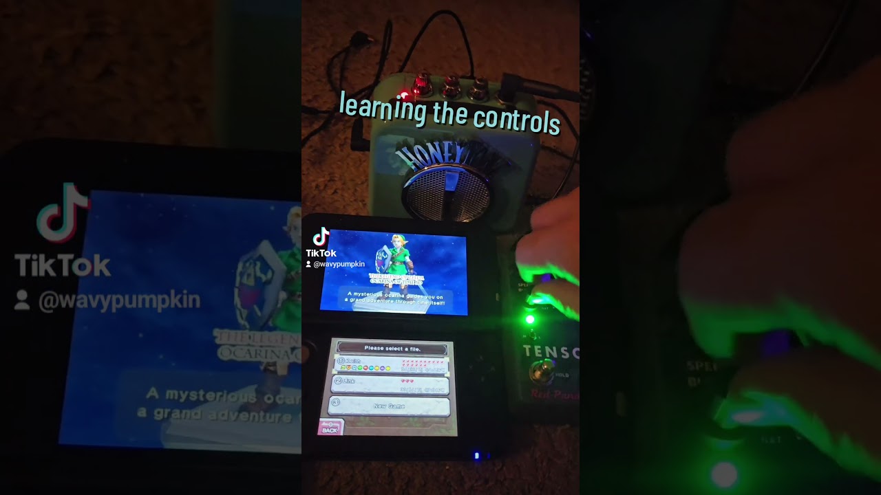 More experimentation with the file select song #zelda #ocarinaoftime #music #effects