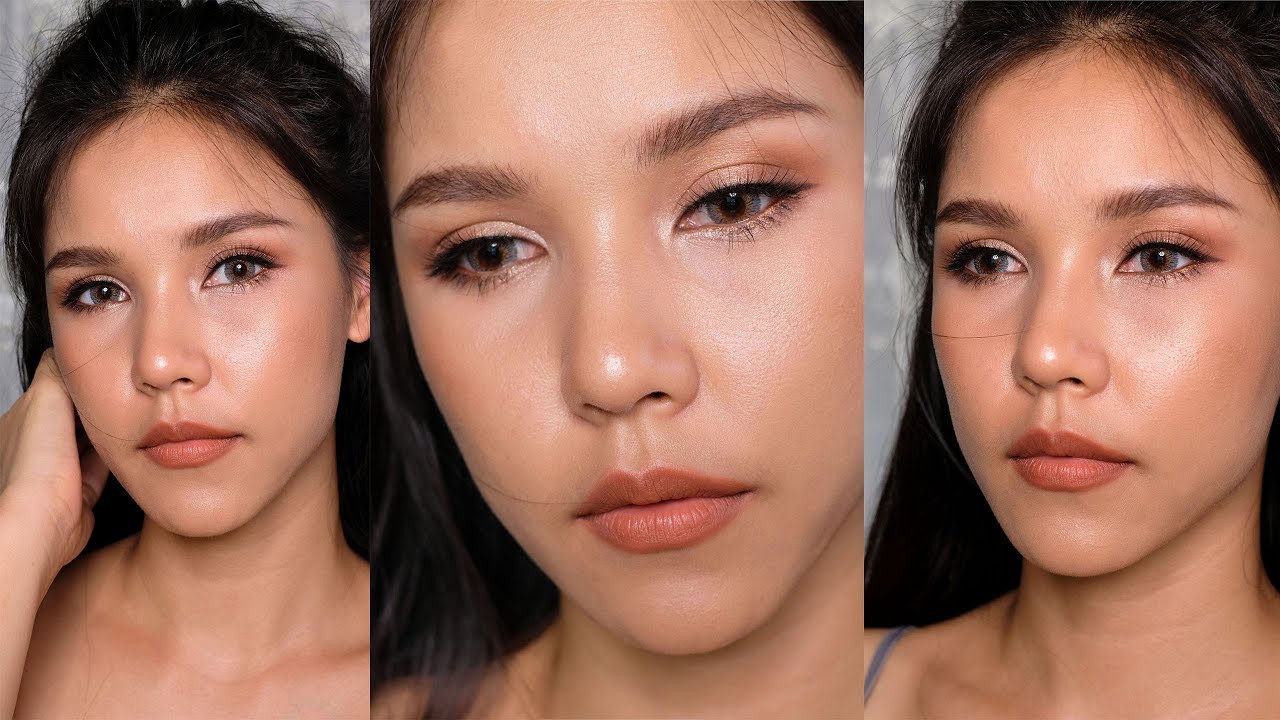 ผิวแทนแต่งหน้ายังไงดี? ลุคนี้เลย Warm Brown รอดแน่นอน 'Tina BeautyStory