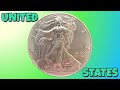 World coin hunt  -2020 American Silver Eagle    #50p #£2 #gold #silver #coins