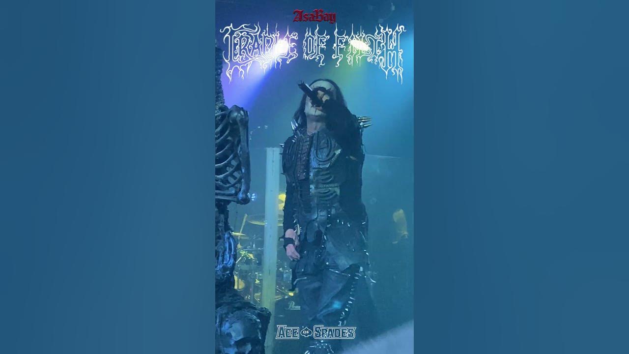 CRADLE OF FILTH — “To Live Deliciously” Begins!  4K Shorts Teaser [Ace of Spades, Sacramento]