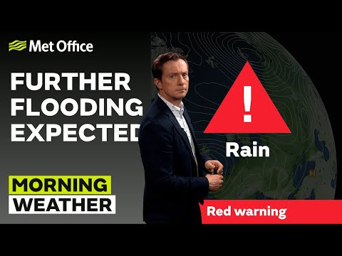 21/10/23 – Heavy rain continues in Scotland – Morning Weather Forecast UK – Met Office Weather