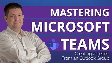 How To Create Microsoft Teams from Outlook Groups (2022 Updated Tutorial)