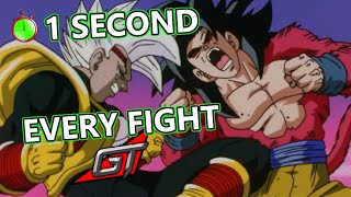 Dragon Ball Gt 1 Second From All Fights