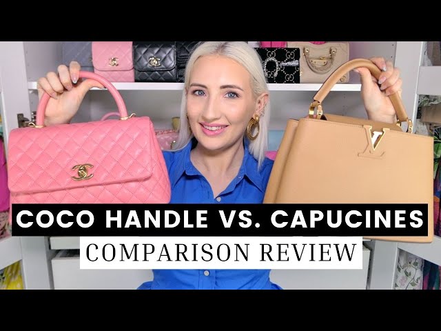 LOUIS VUITTON CAPUCINES MM vs. CHANEL COCO HANDLE MEDIUM REVIEW 