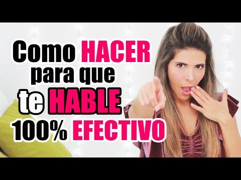 Video: Cómo Hacer Que Un Chico Hable