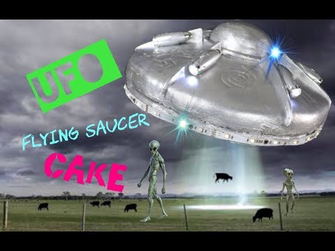 How To Make A UFO/Flying Saucer Cake! Secureteam Collab.