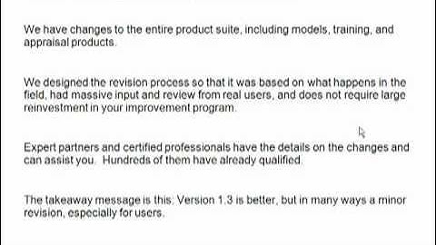 SEI Webinar Series: CMMI Version 1.3 - Are You Ready For Release?