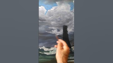 Whiteford Lighthouse ARTWORK stage 4 #growyourchannel #seascapepainting #lighthouse