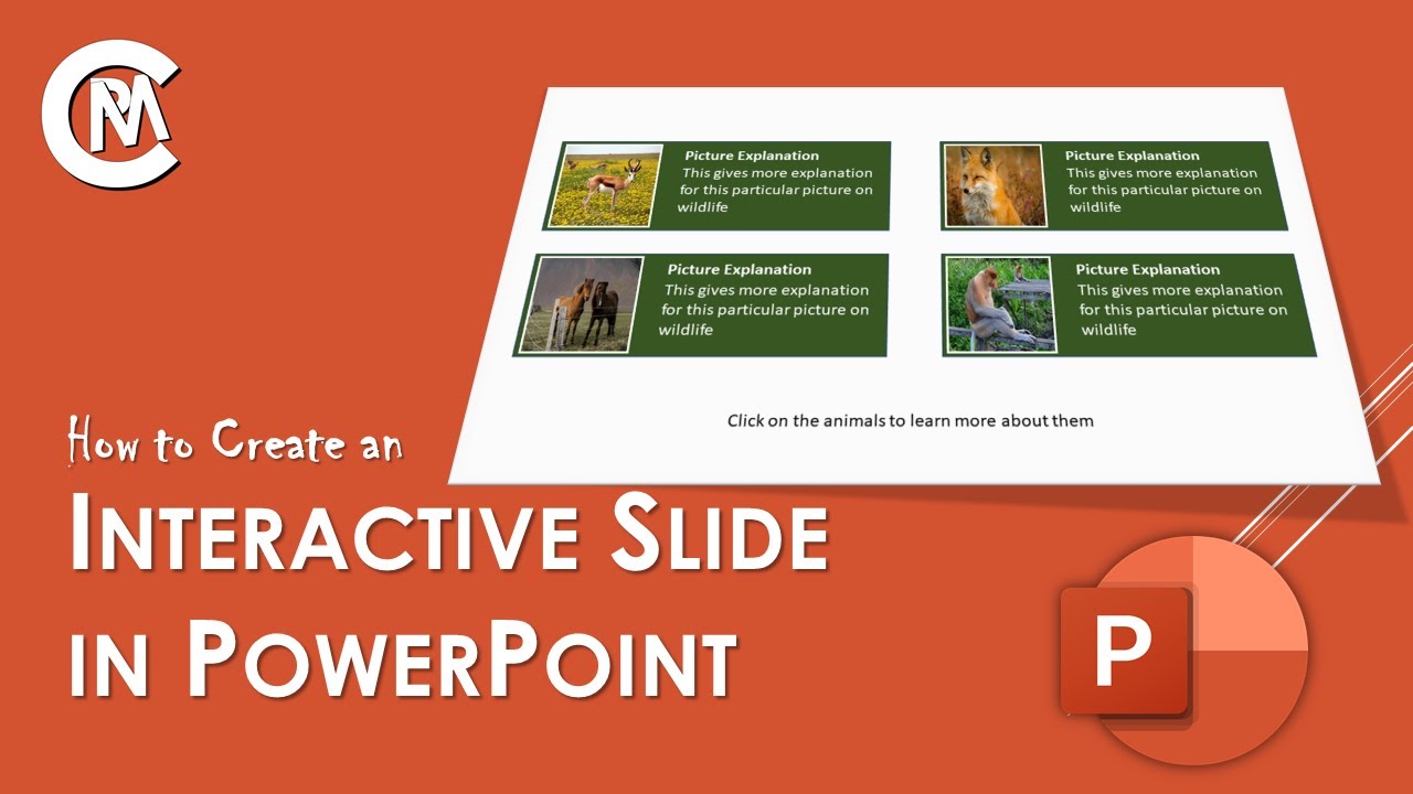 How to CREATE an Interactive Animated Slide in PowerPoint | PowerPoint ...