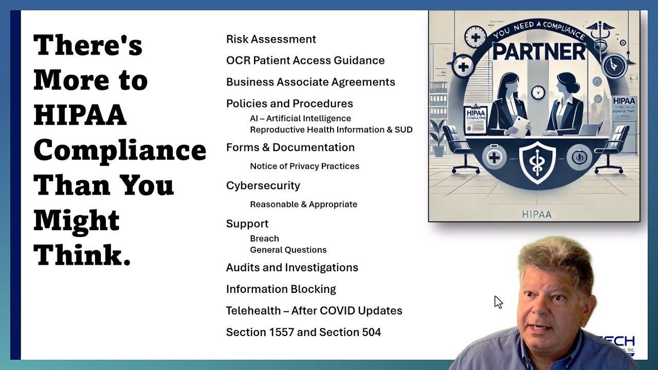 A HIPAA Compliance Partner is NEEDED in 2024 - YouTube