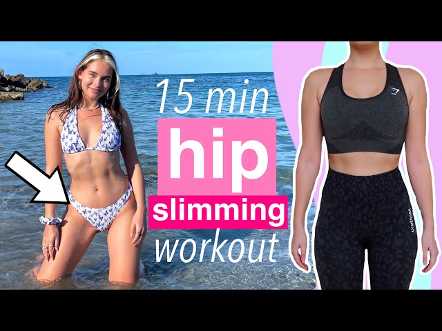 how to SLIM DOWN your HIPS  at home hip slimming workout 