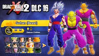 NEW DLC 16 CHARACTERS UNLOCKED! - Xenoverse 2 ALL Beast Gohan Skills, Movesets & Voices Gameplay NEW DLC 16 CHARACTERS UNLOCKED! - Xenoverse 2 ALL Beast Gohan Skills, Movesets & Voices Gameplay
