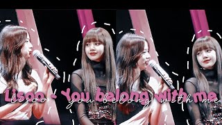 Lisa & Jisoo (LISOO) - You Belong With Me //FMV