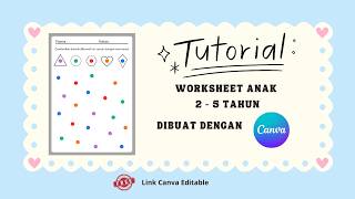 Tutorial Canva: Cara Membuat Worksheet Mengenal Bentuk & Warna (Editable & Gratis!)