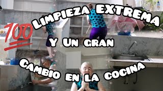 💯 LIMPIEZA EXTREMA ✅ CAMBIO EN 💥 LA COCINA 💥#viral #cuidandomihogar #limpieza