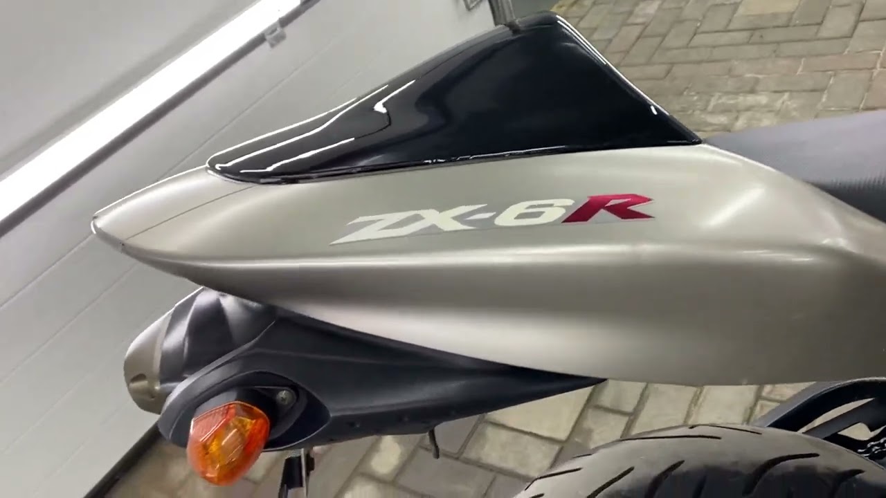 Kawasaki Zx6r 2005 - YouTube