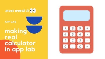 making realtime calcuter in app lab/shubhangi coding and magical world