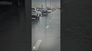 الإمارات تشهد أمطارا غزيرة جراء منخفض جوي