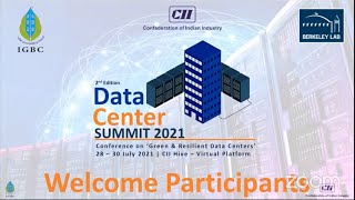 CII DC Summit 2021- Strategic Interventions for Building Sustainable Hyperscale Data Center | CtrlS screenshot 2