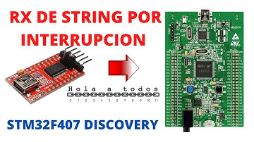 Recepción UART por INTERRUPCIÓN con STM32F407 Y STM32Cube IDE