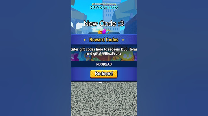 OMG New Code :3 #huydutblox #roblox #bloxfruit #bloxfruits
