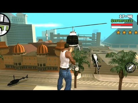 ⭐⭐⭐⭐⭐⭐ SIX STAR WANTED LEVEL RAMPAGE WITH MINIGUN HOW TO PLAY 6 STAR WANTED LEVEL IN GTA SAN ANDREAS