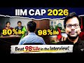 IIM CAP 2026: Why 80%ile Can Beat 98%ile in the Interview | Amiya Sir