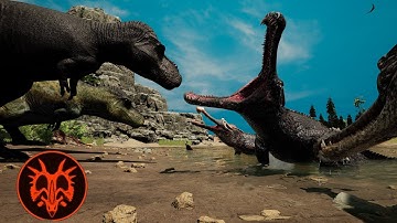 Sarco TLC Caused a Wild Dino War! Path of Titans Official Server