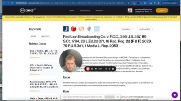 Case Brief: Red Lion Broadcasting Co. v. F.C.C. | Explained in 1 Minute